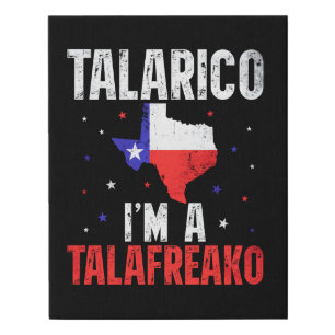 I'm A Talafreako James Talarico 2026 Texas Faux Canvas Print