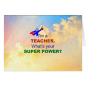 I'm a Teacher - Sky of Clouds (Front Horizontal)