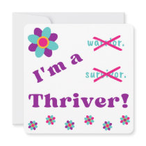 I'm a Thriver! card
