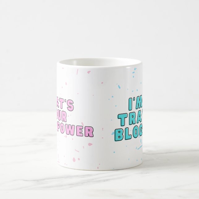 "I'm a Travel Blogger" Mug (Center)