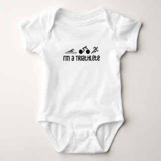 I'm a Triathlete Baby Bodysuit