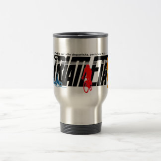 I'm a triathlete travel mug