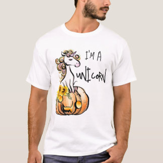 I'm a Unicorn Lazy Halloween Costume T-Shirt