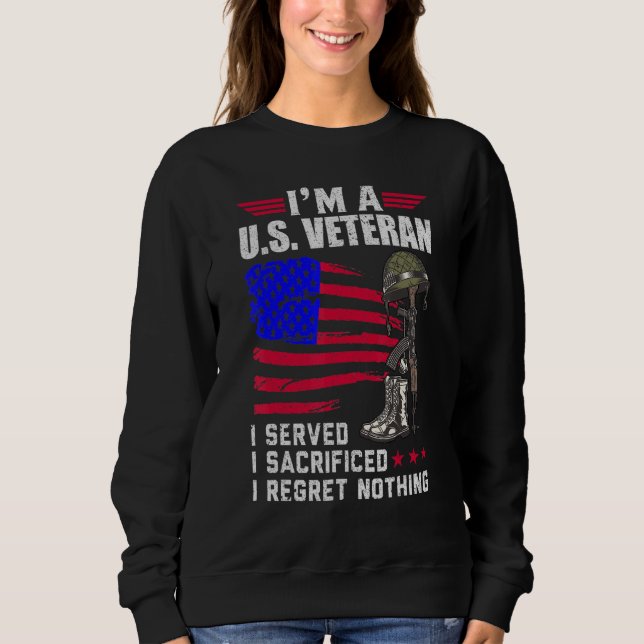 Im A Us Veteran Sweatshirt (Front)