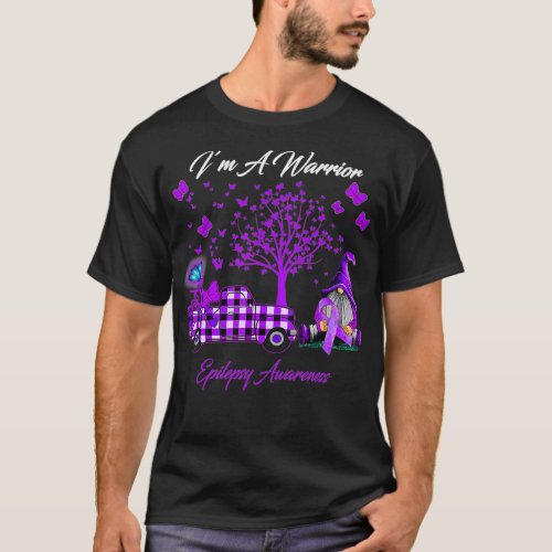 Im A Warrior Epilepsy Awareness Gifts T_Shirt