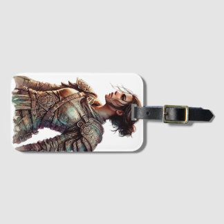 I'm a warrior luggage tag
