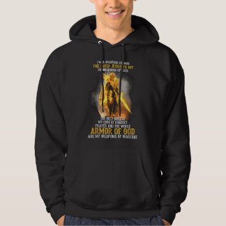 I'm a warrior of god the lord jesus is my commandi hoodie