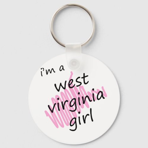 Im a West Virginia Girl Keychain