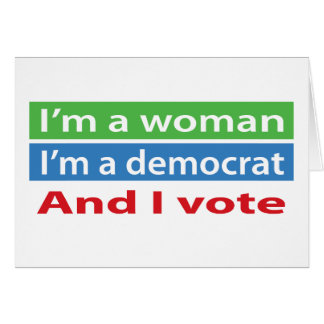 I'm a Woman and I Vote! Cards