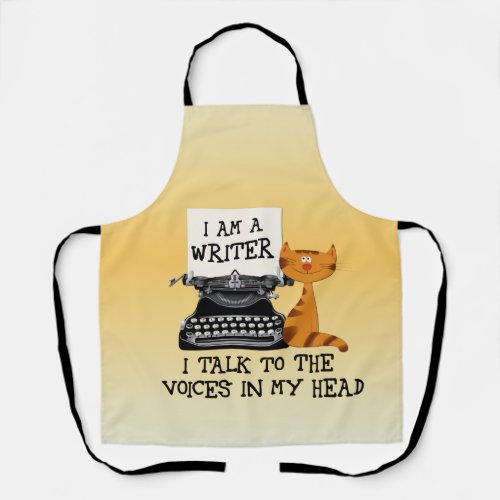 Im A Writer I Talk to the Voices in My Head Apron