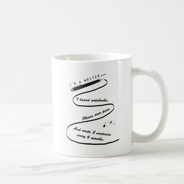 I'm A Writer Writers Gift 11oz Mug Bookish (Right)