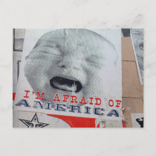I'm Afraid of America Postcard