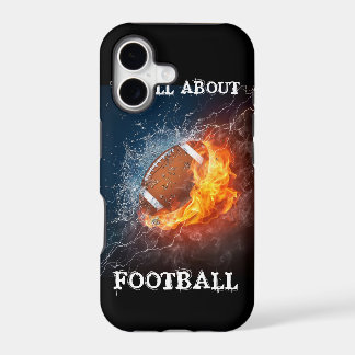 I'M ALL ABOUT FOOTBALL iPhone 17 CASE