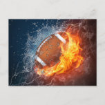 I&#39;m All About Football Postcard at Zazzle