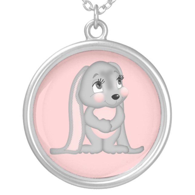 I'm All Ears! Silver Plated Necklace (Front)