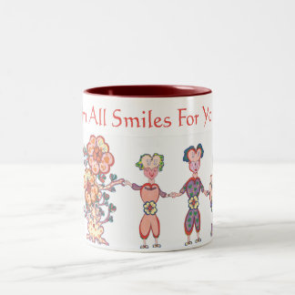 I'm All Smiles For You! (TM) Two-Tone Coffee Mug