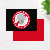 I'm allergic to dust mites! bookmark (Desk)