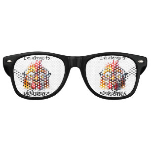 I'm allergic to Mornings! Retro Sunglasses