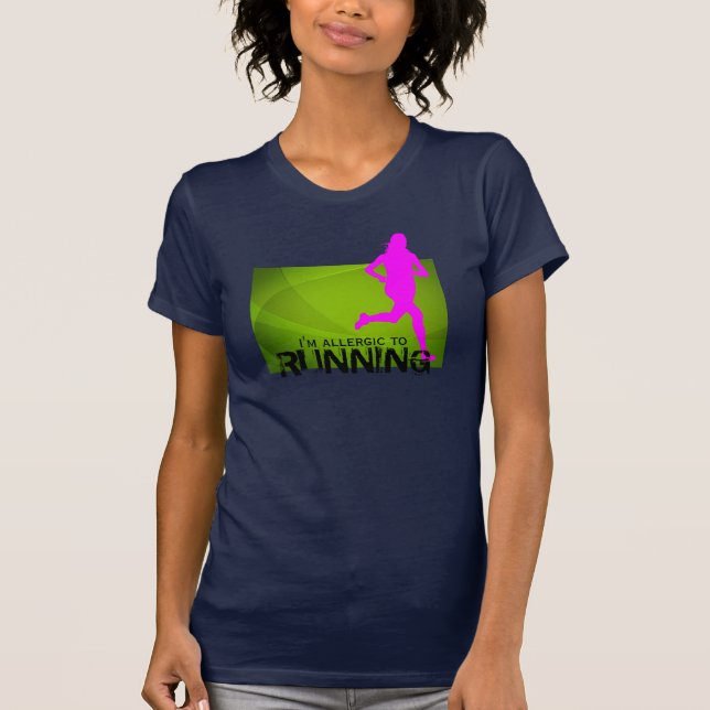 I'm allergic to running T-Shirt (Front)