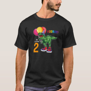 I'm Already 2 Hooray 2nd Birthday Boy's Birthday T-Shirt
