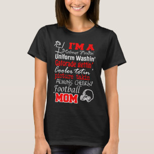 I'M ALWAYS CHEERING FOOTBALL MOM T-Shirt