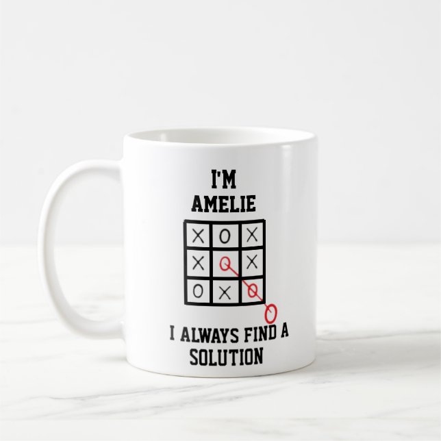 Im Amelie I Always Find A Solution Mug (Left)