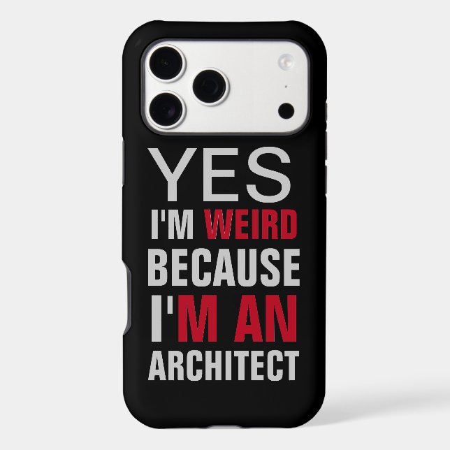I'm An Architect Iphone Case (Back)