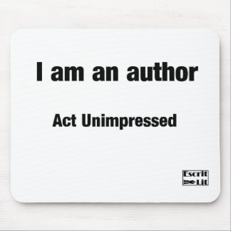 I'm an author mouse pad