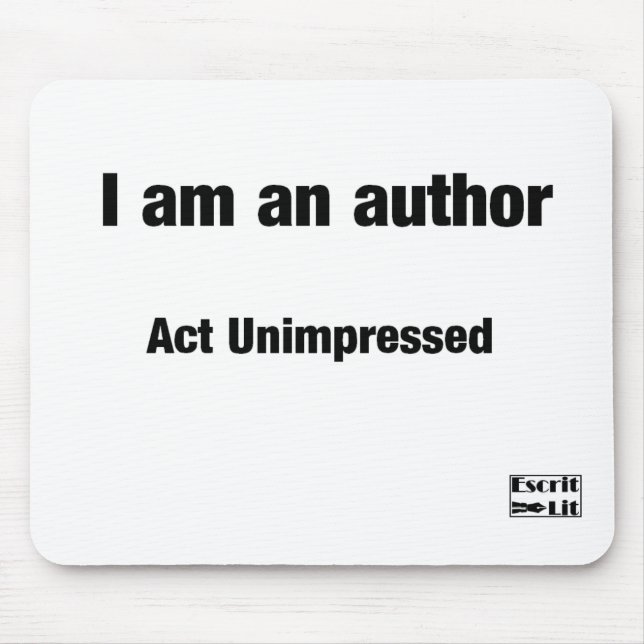 I'm an author mouse pad (Front)