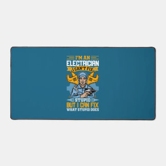 I'm An Electrician Desk Mat