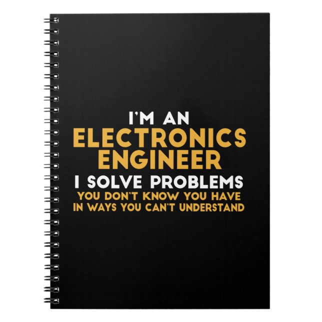 i'm an electronics engineer notebook (Front)