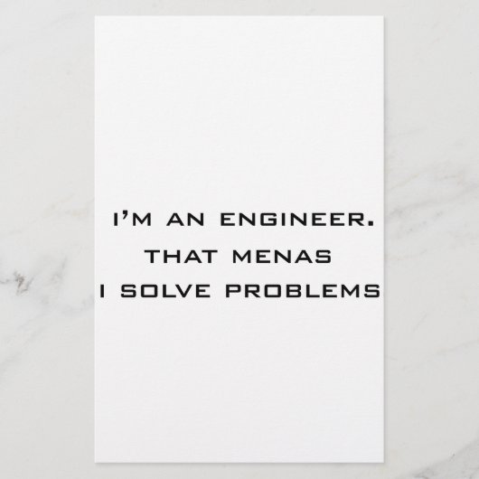 I'm an engineer (Front)