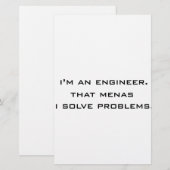 I'm an engineer (Front/Back)