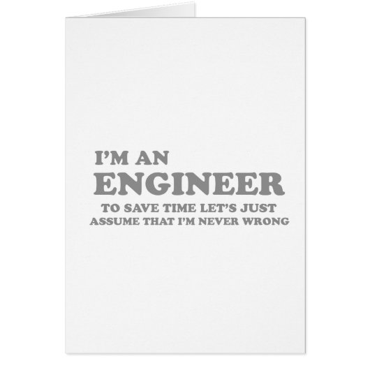 I'm an Engineer Cards (Front)