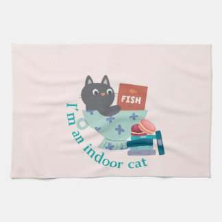 I'm An Indoor Cat Funny Kitchen Towel