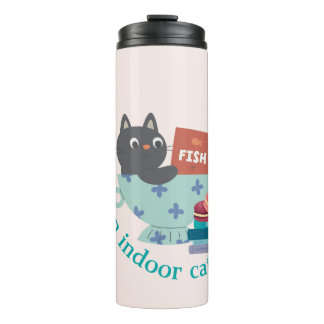 I'm An Indoor Cat Funny Thermal Tumbler