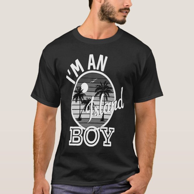 I'm An Island Boy  Rap Song Lyrics T-Shirt (Front)