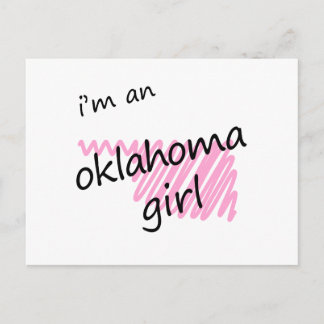 I'm an Oklahoma Girl Postcard