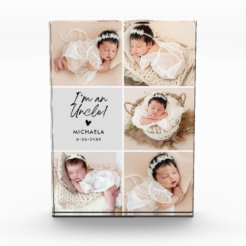 Im An Uncle 5_Photo Babys Name  Birth Date Photo Block