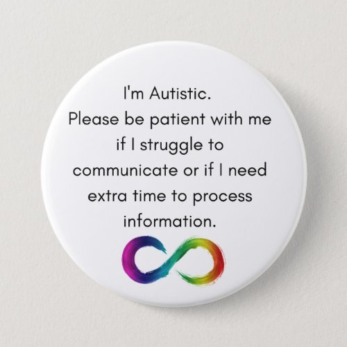 Im Autistic_ Communication Button