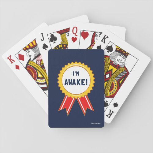 Im Awake Poker Cards