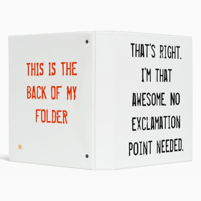 I'm Awesome Binder (Background)
