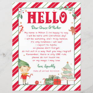 I'm Back Elf Welcome Hello Christmas Elf