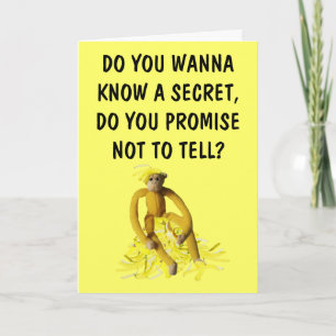 I'm bananas for you card