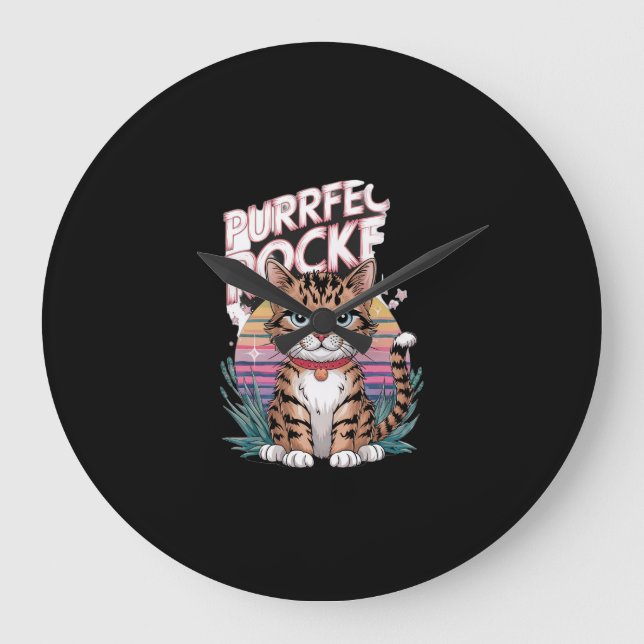 I'm Barking Mad for You! Dog Large Clock (Front)