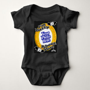 I'm Batty About You Crazy Eyes Photo Black Baby Bodysuit