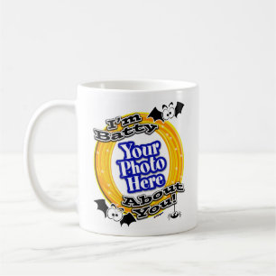 I'm Batty About You Crazy Eyes Photo White Coffee Mug