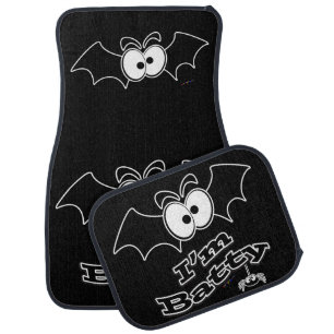 I'm Batty Crazy Eyes Car Floor Mat