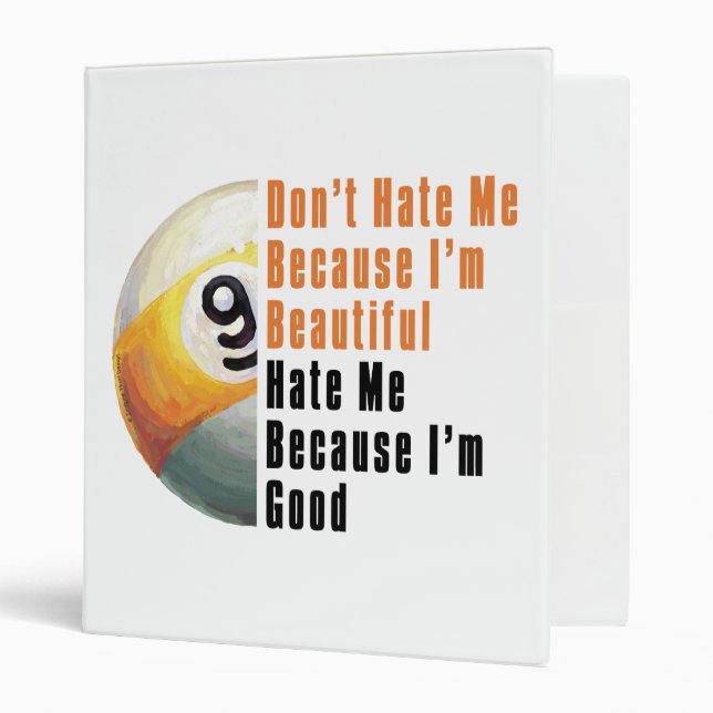 Im Beautiful Im Good 9 Ball Binder (Front/Inside)