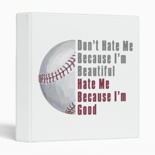 Im Beautiful Im Good Baseball Binder